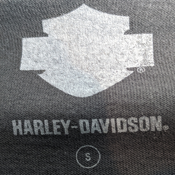 Harley Davidson Black Short Sleeve T Shirt Small - Picture 3 of 5
